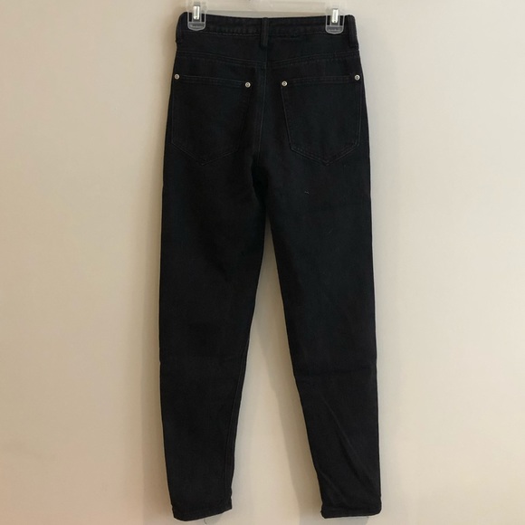 Black Ripped Mom Jeans - Picture 4 of 4